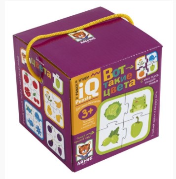Игр(Айрис) IQ-Puzzle(карт.) 3+ Вот такие цвета