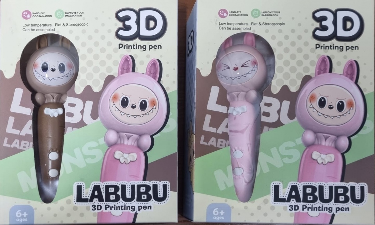 3D ручка Labubu №3D-17, 6+