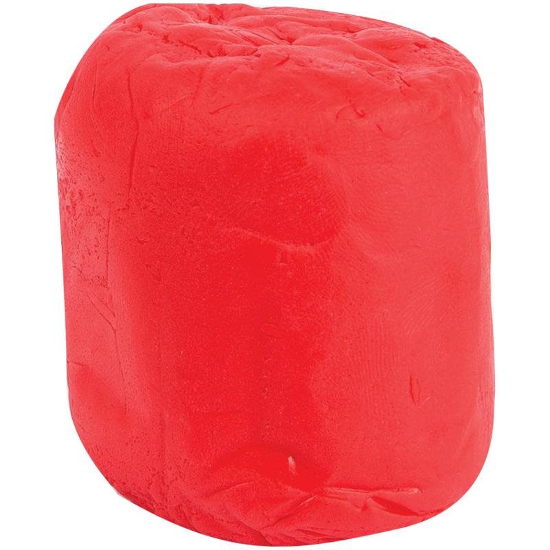 Тесто для лепки Мульти-Пульти "Приключения Енота", красный, 120г, пластиковое ведро