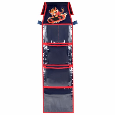 Кармашки для детского сада BRAUBERG KIDS, наклейки-подсказки, 24х88 см, ПВХ карманы, 273285