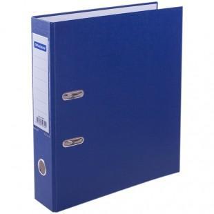 Папка-регистратор OfficeSpace 70мм бумвинил с карманом на корешке синяя
