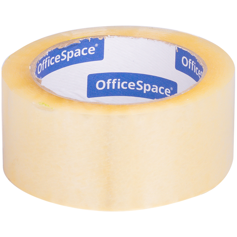 Клейкая лента упаковочная OfficeSpace, 48мм*100м, 45мкм, ШК КЛ_6964