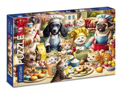 ИГР.ПАЗ.0500.ХАТ.Premium.Пушистые кулинары.480*330мм.к/у.