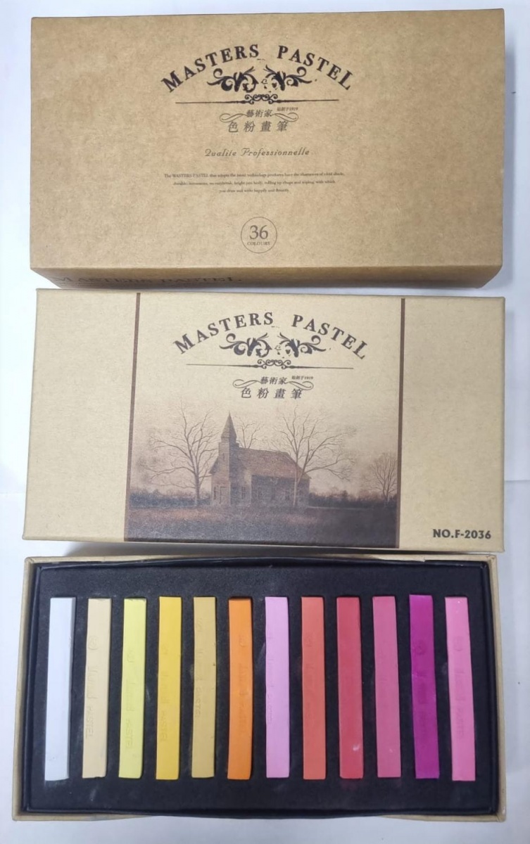 Пастель художественная сухая 36цв., Masters Pastel №F-2036, Maries