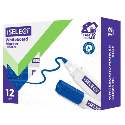 Маркер для доски "i Select" UU001 синий