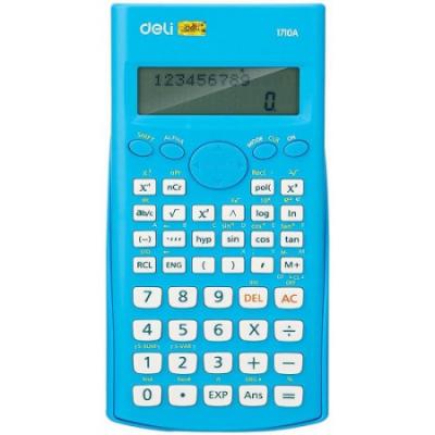 Калькулятор научный DELI "1710", 10+2 разряда, 240 функций, 165х88х23 мм, синий