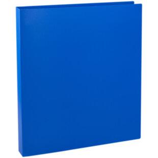 Папка на 4 кольцах OfficeSpace, 30мм, 500мкм, синяя F4R2_304