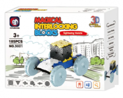 Конструктор Magical interlocking blocks 185 деталей