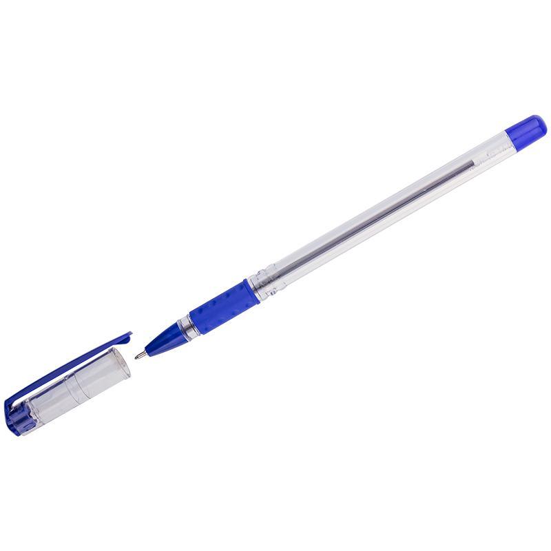 Ручка шариковая OfficeSpace "School" синяя, 1,0мм, грип, на масляной основе OBGP_1870