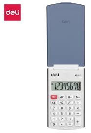 Калькулятор карманный DELI "39217" 8-разрядный, 105х65х15 мм, черный