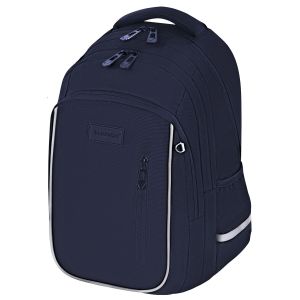 Рюкзак BRAUBERG INTENT, 2 отделения, 4 кармана, "Navy blue", 39х27х14 см, 273113