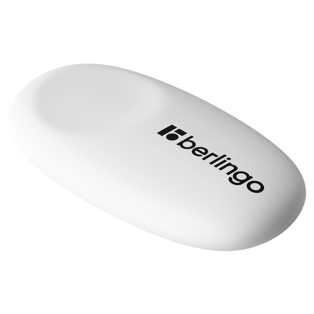 Ластик Berlingo "Ergonomic", овальный, термопластичная резина, 50*30*8мм