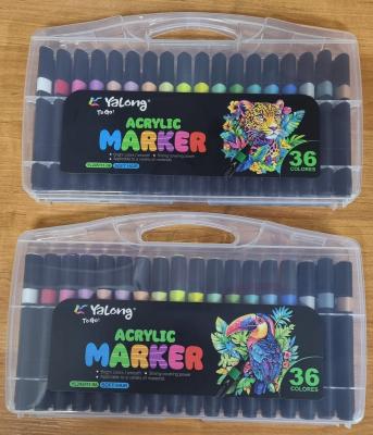Акриловые маркеры 36цв Yalong 245111-36 Acrylic painter Акриловые маркеры 36цв Yalong 245111-36 Acrylic painter