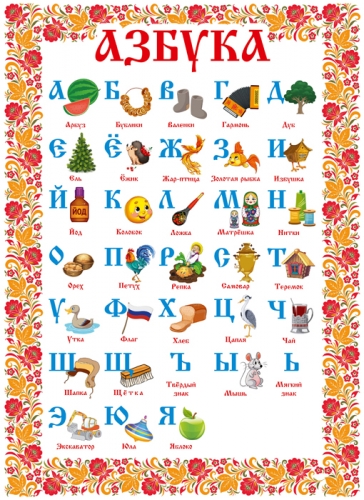 Плакат А2 Азбука