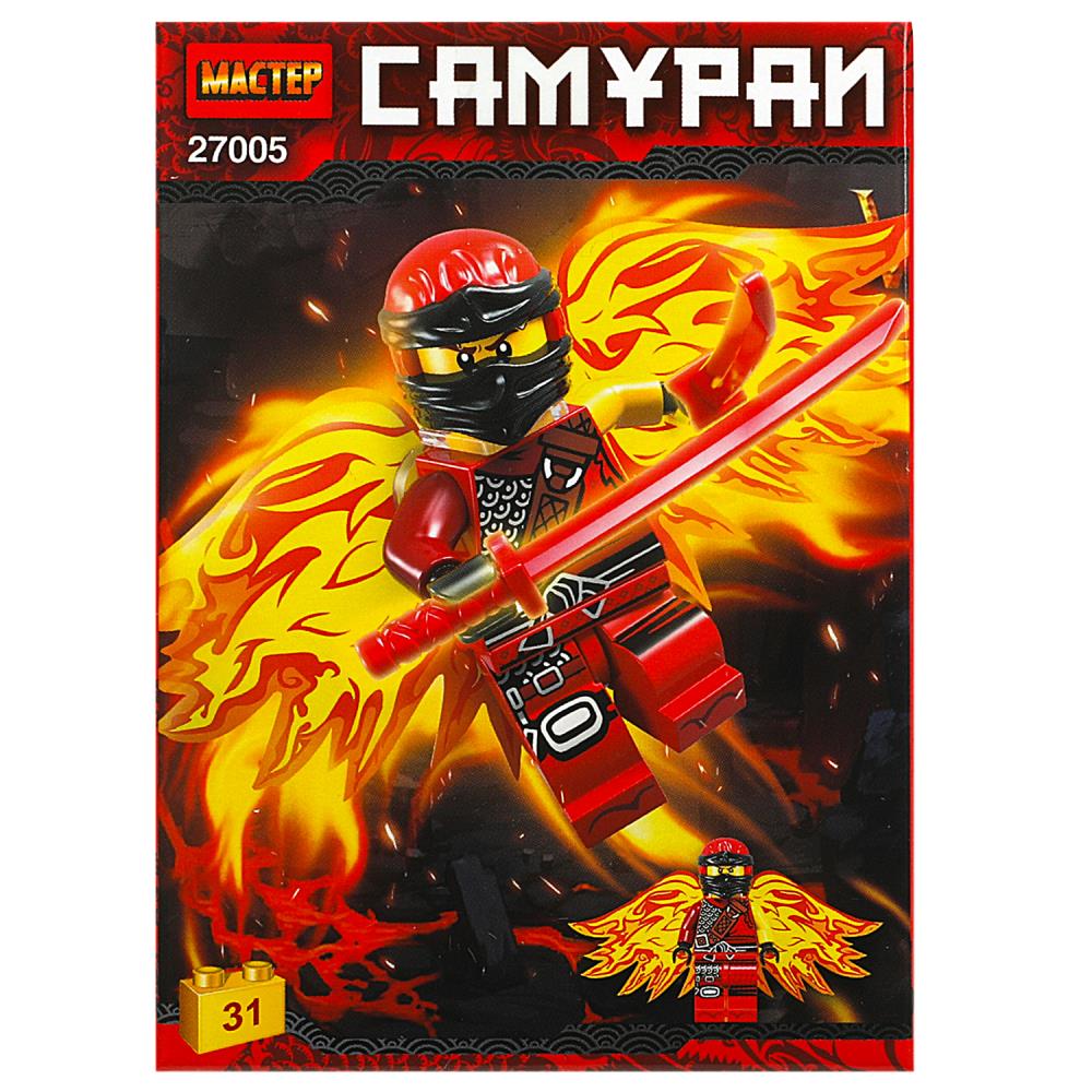 Конструктор Самурай  синий/красный Ассорти МАСТЕР