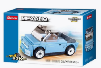 Конструктор Механо 38-1067G Машина в коробке.