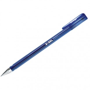Ручка гелевая Berlingo X-Gel 0,5мм синий