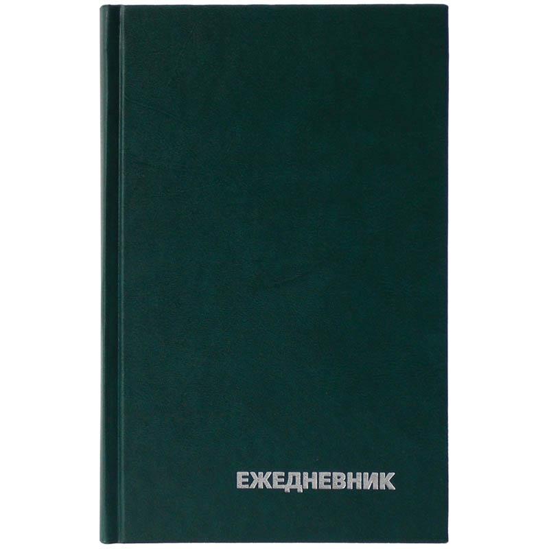 Ежедневник недатир. A5, 160л., бумвинил, OfficeSpace, зеленый ЕН-БВ_1325