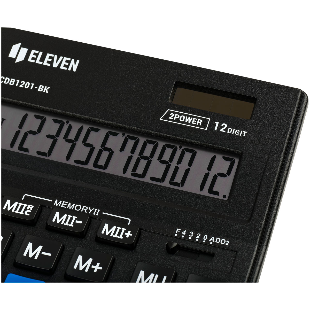 Калькулятор настольный Eleven Business Line CDB1201-BK/BL, 12 разрядов, двойное питание, 155*205*35м
