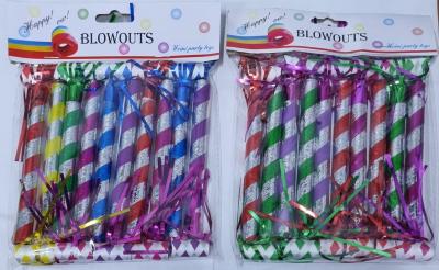 Набор праздничных языков-гудков Blowouts Party toys, 10шт