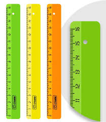 Линейка СТАММ 20 см Neon Cristal цвета ассорти