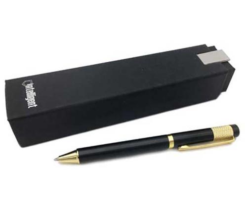 Ручка подар.шар. INTELLIGENT СЕ-289 синяя, 0,5мм, черн.метал.корп.,золот.наконечник.,футл.