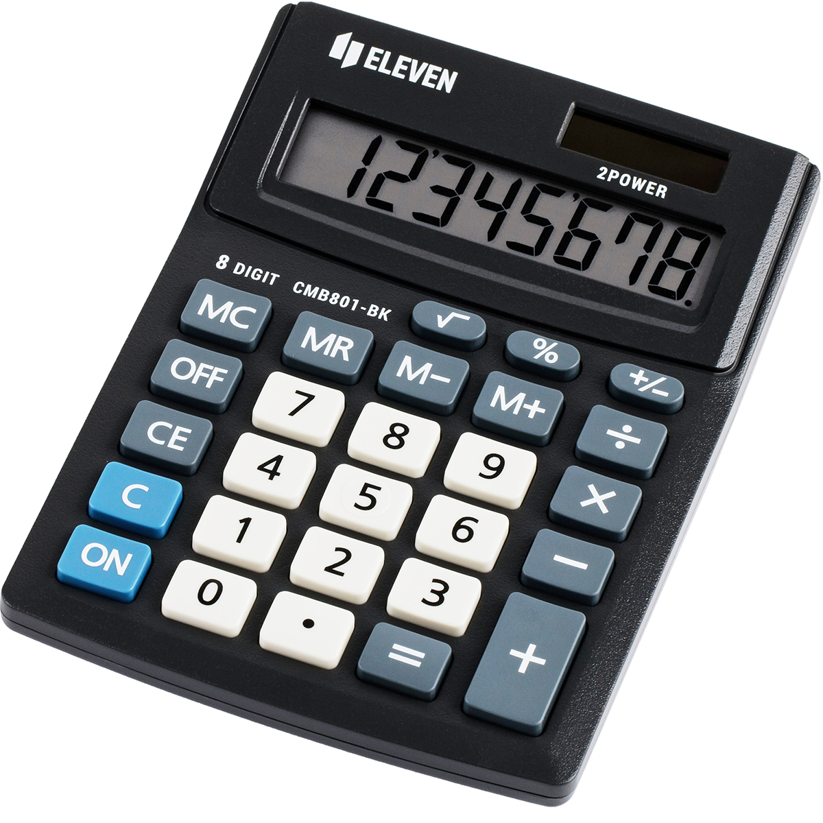 Калькулятор настольный Eleven Business Line CMB801-BK, 8 разрядов, двойное питание, 102*137*31мм, че