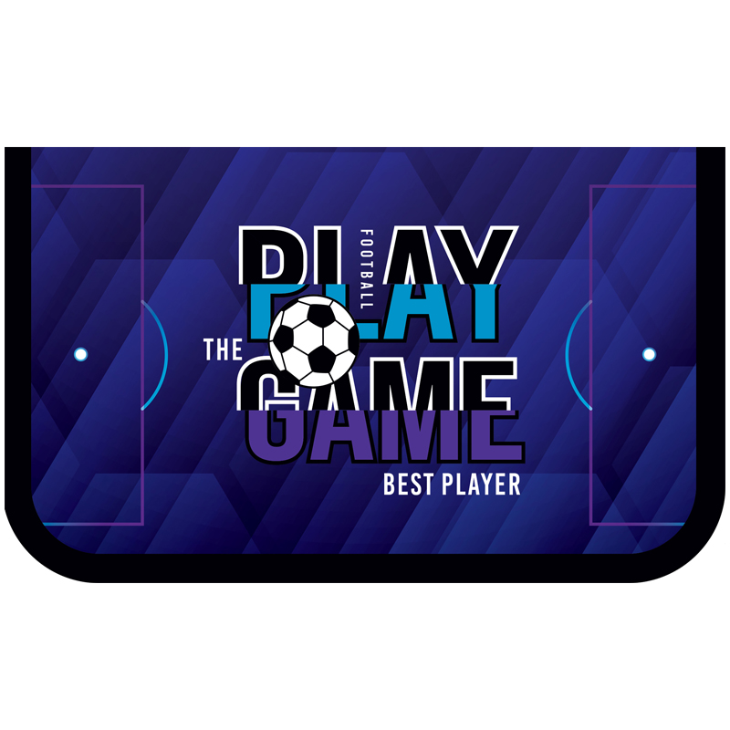 Пенал 1 отделение, 190*115 ArtSpace "Play game", ламинированный картон, софт-тач