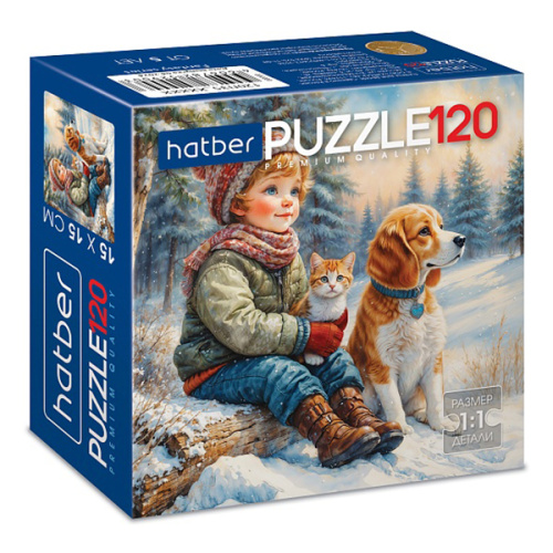 НГ Puz  120д. Hatber Premium Мои верные друзья (120ПЗ5_35203)
