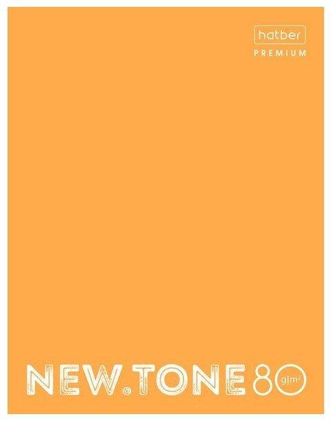 Тетрадь HATBER Premium Newtone оранж, клетка, А4, 80 листов
