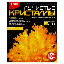 Набор для творчества Лучистые кристаллы Желтый кристалл Лк-004 Lori