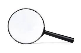 Лупа д.75 мм Magnifying glass  пластик.оправа 