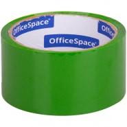 Клейкая лента упаковочная OfficeSpace 48мм*40м 45мкм зеленая 6287