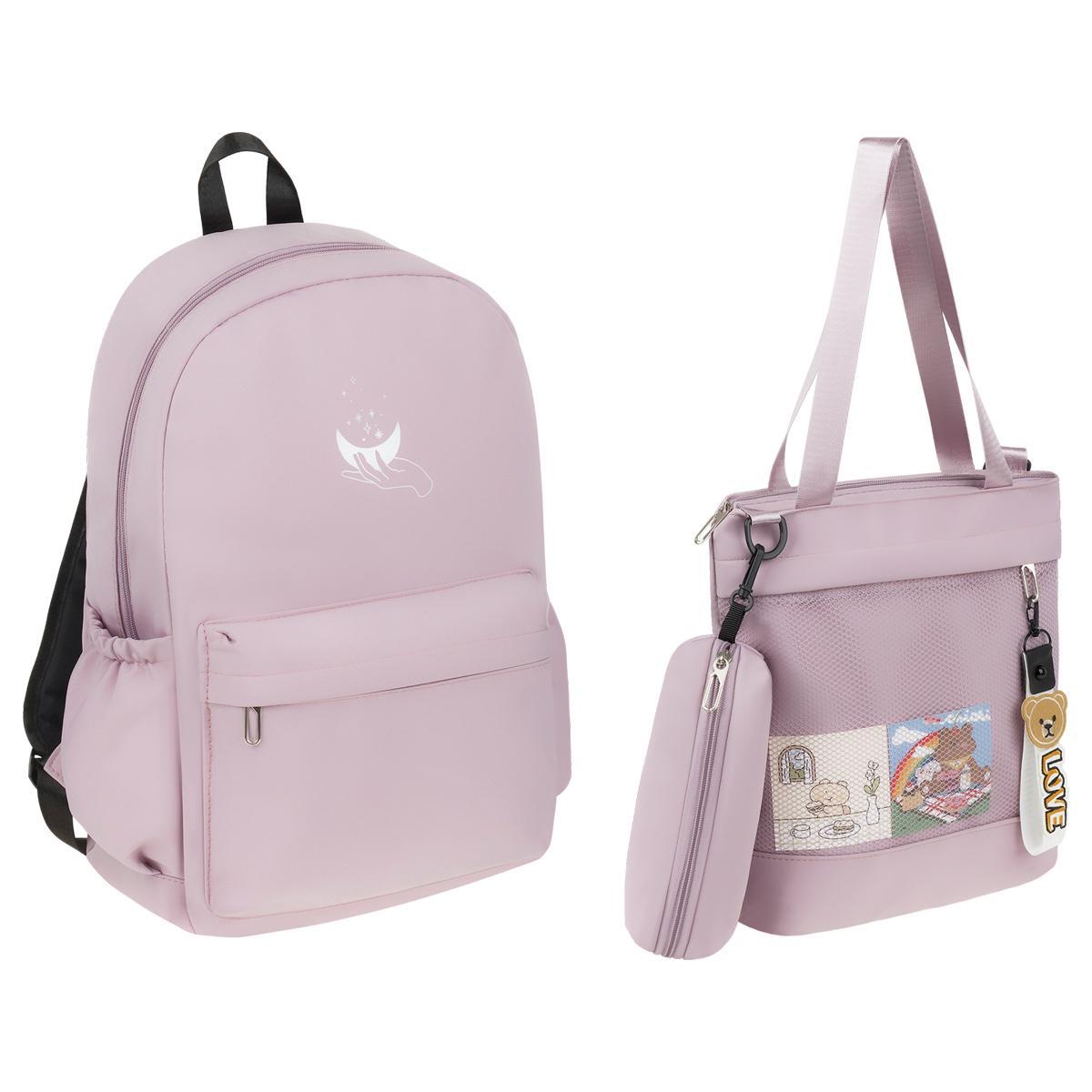 Рюкзак MESHU "Secret", 43*30*13см, 1 отделение, 3 кармана, уплотн. спинка, в комплекте сумка-шоппер 