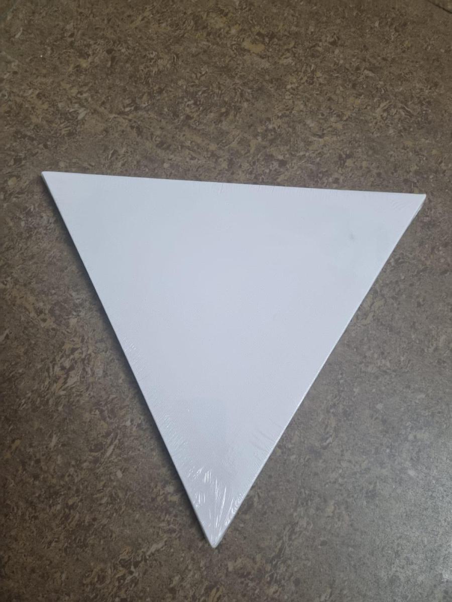 Холст на подрамнике 30*30*30 см, треуголный