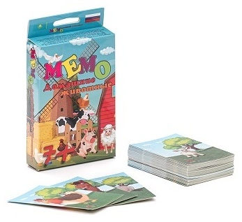 Настольная игра Atashka Toys Мемо Домашние животные