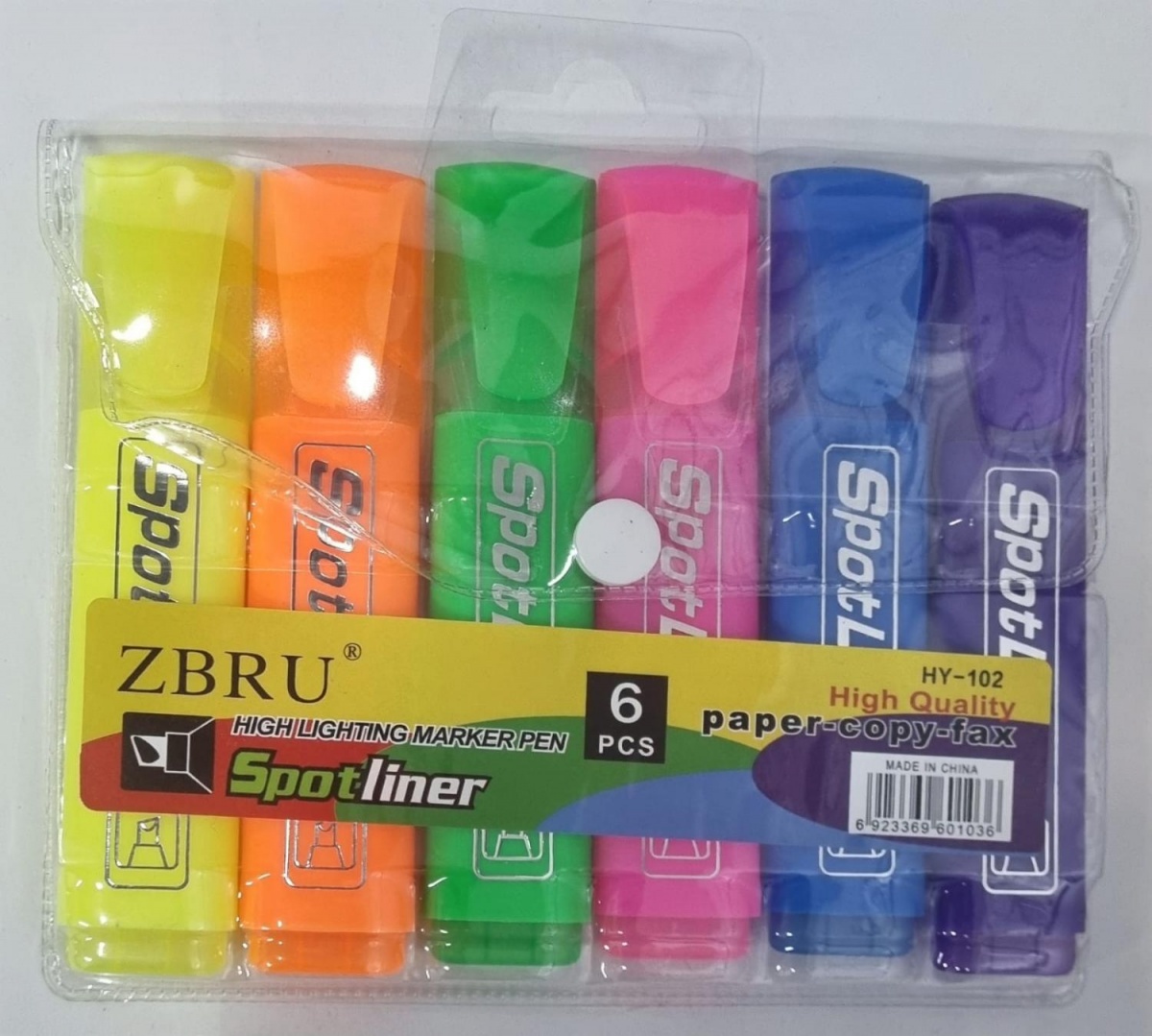 Набор текстовыделителей Sport Liner Неон 6 штуки 