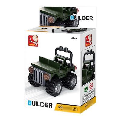 Конструктор Builder 38-0597B Джип в коробке