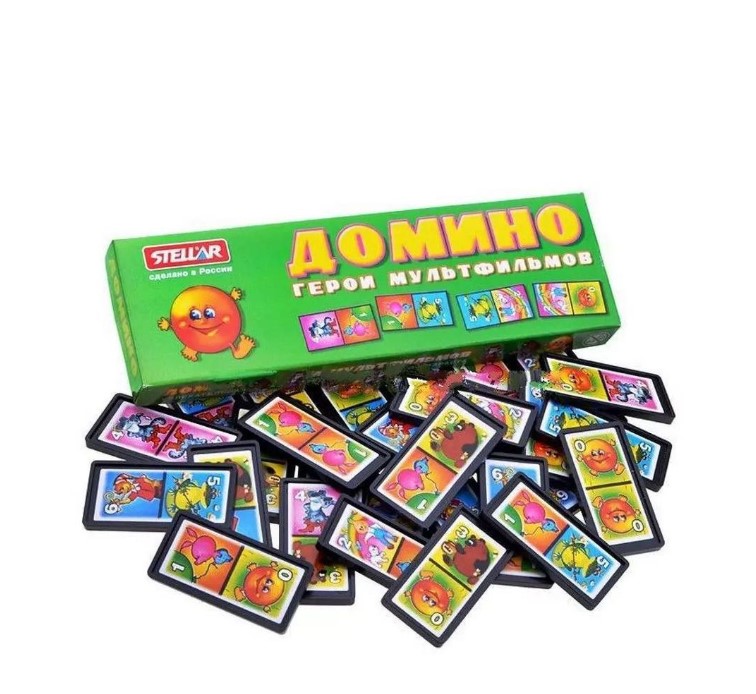 Домино №3 "Герои мультфильмов1" (Стеллар)