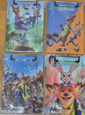Планшет ZOOTOPIA с линейной шкалой А5 + блокнот в линию №А5428-16 