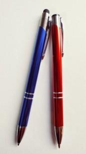 Ручка шариковая Luxor "Star" синяя, 1,0мм, корпус бордовый/хром, черный/хром, кнопочный механизм