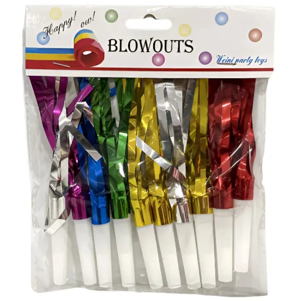 Набор праздничных языков-гудков Blowouts, 10шт