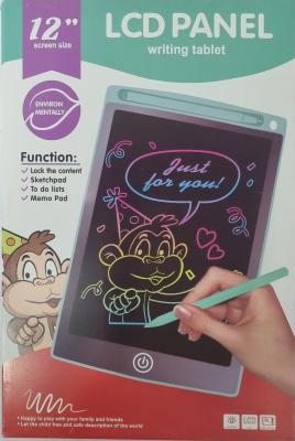 LCD Panel writing tablet планшет детский стираемый А4,12 screen size