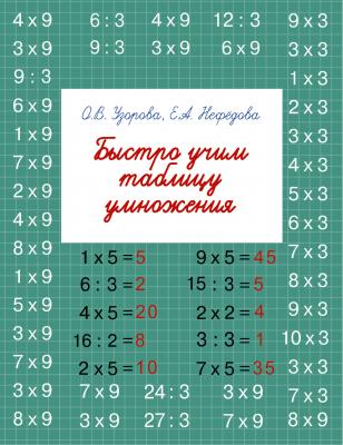 БыстроеОбучение Быстро учим таблицу умножения (Узорова О.В.)