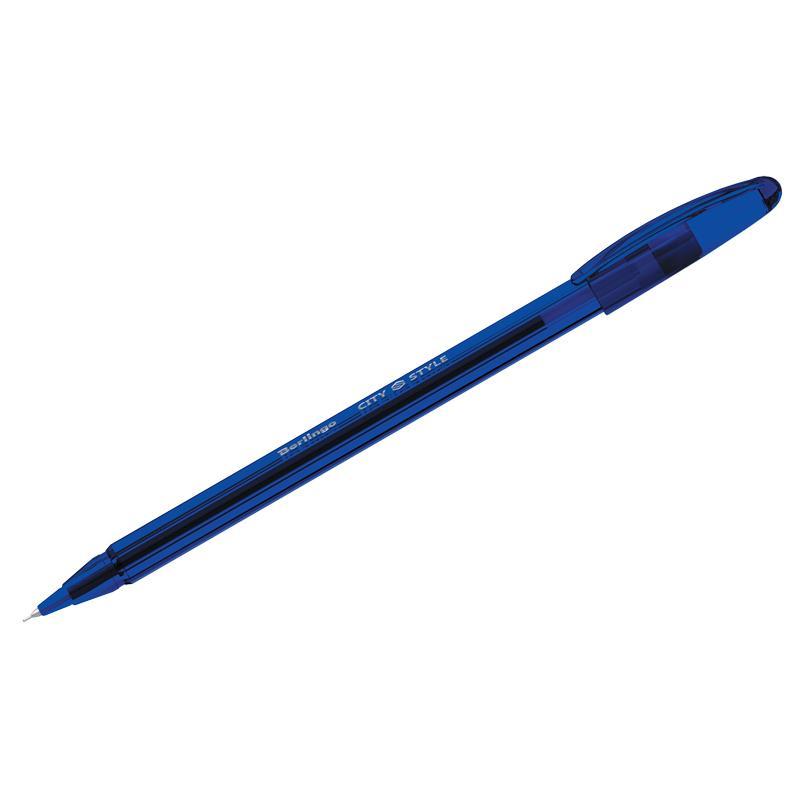 Ручка шариковая Berlingo "City Style" синяя, 0,7мм CBp_70762