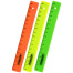 Линейка пластик 16 см, неоновая, ассорти, ПИФАГОР, 210603 