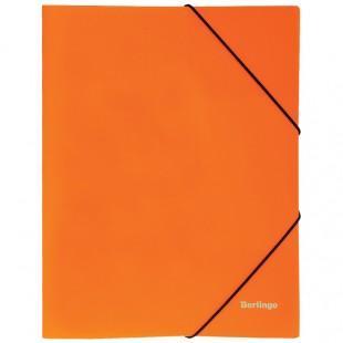 Папка на резинке Berlingo "Neon" А4, 500мкм, неоновая оранжевая ANp_01804