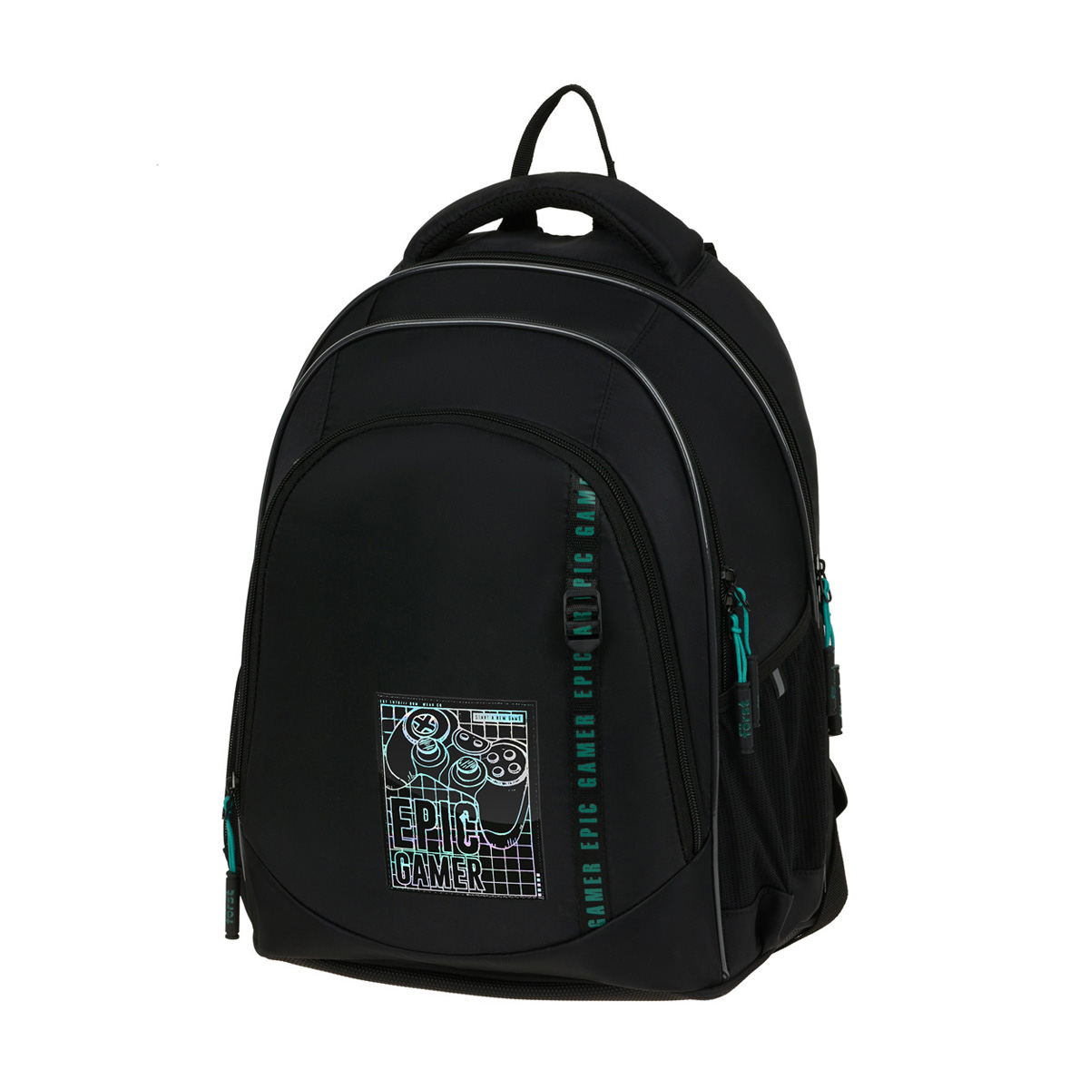 Рюкзак Först F-JUNIOR "Epic gamer" 38*29*18 см, 3 отделения, 2 кармана, эргономичная спинка