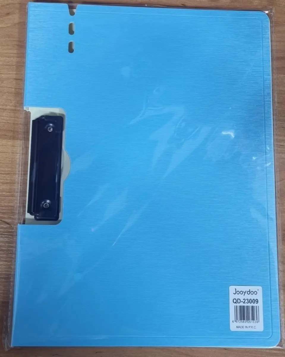 Папка-зажим с боку Jooydoo QD-23009, А4, ассорти