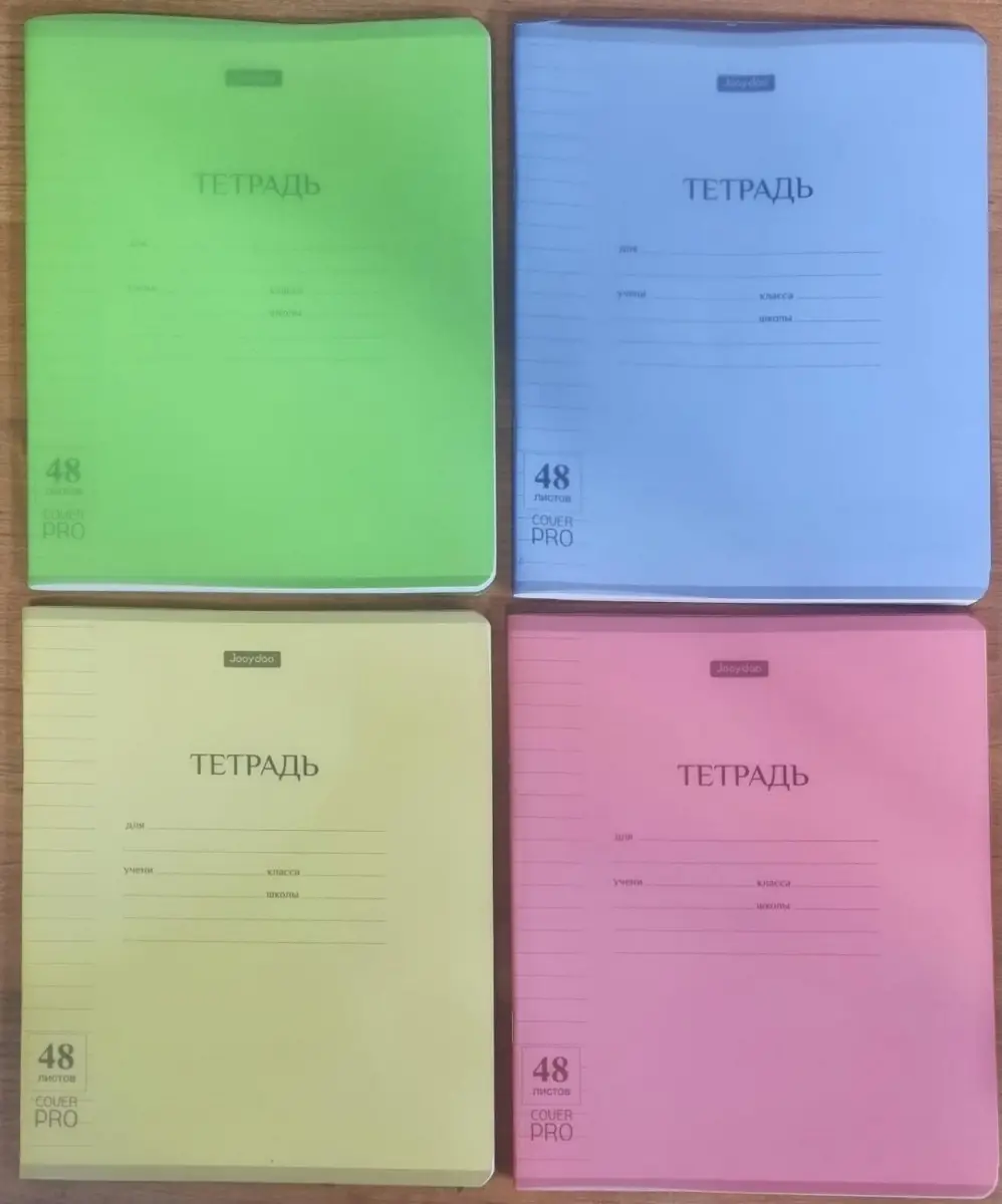Тетрадь А5 Jooydoo QD-12142-48H, 48л, линия, пластиковая обложка